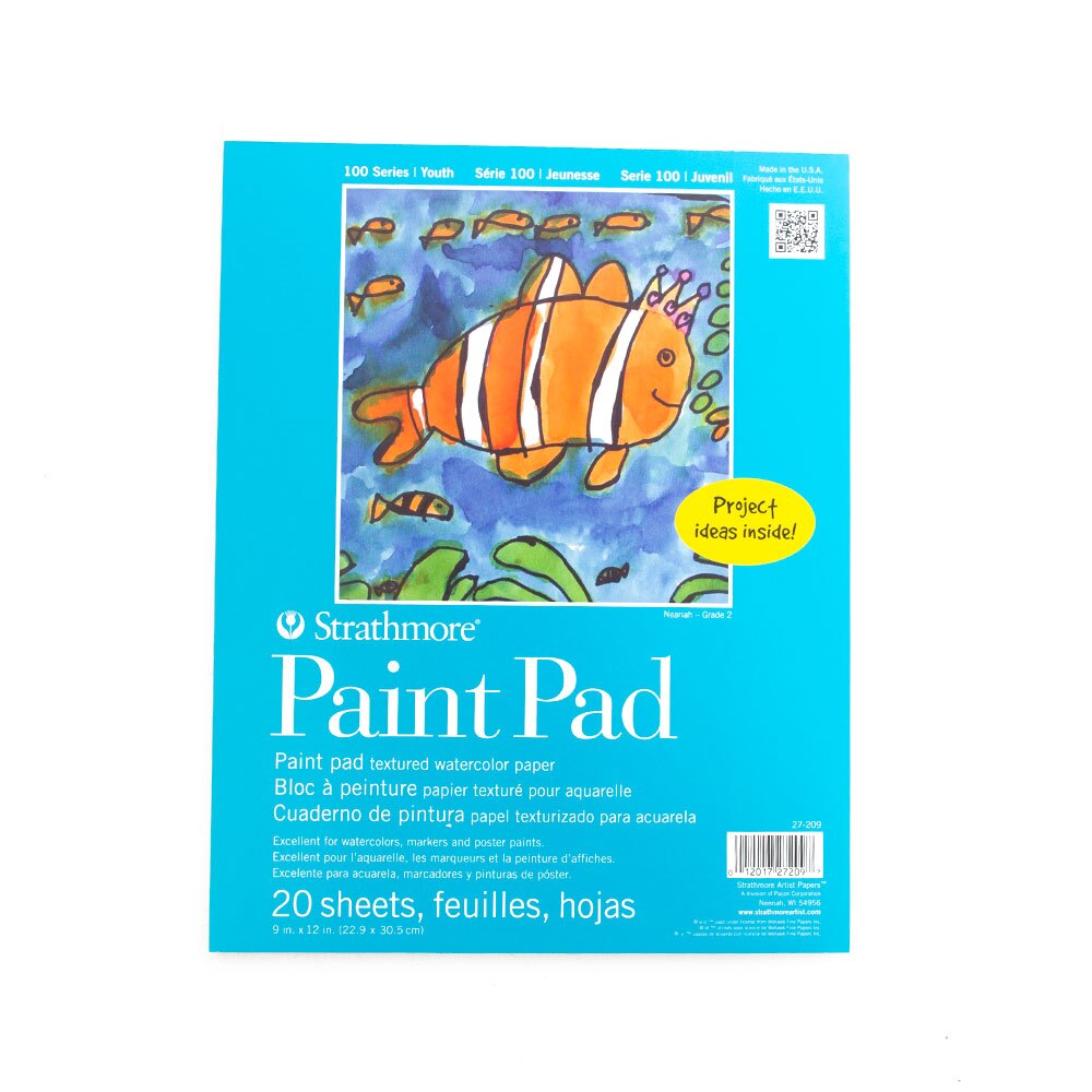 Strathmore Kids Paint Pad 9"x12" 25 Sheets